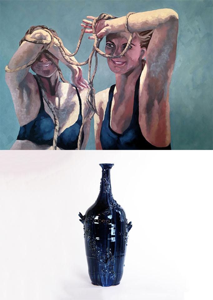 Students' works accepted in competitive regional art competition